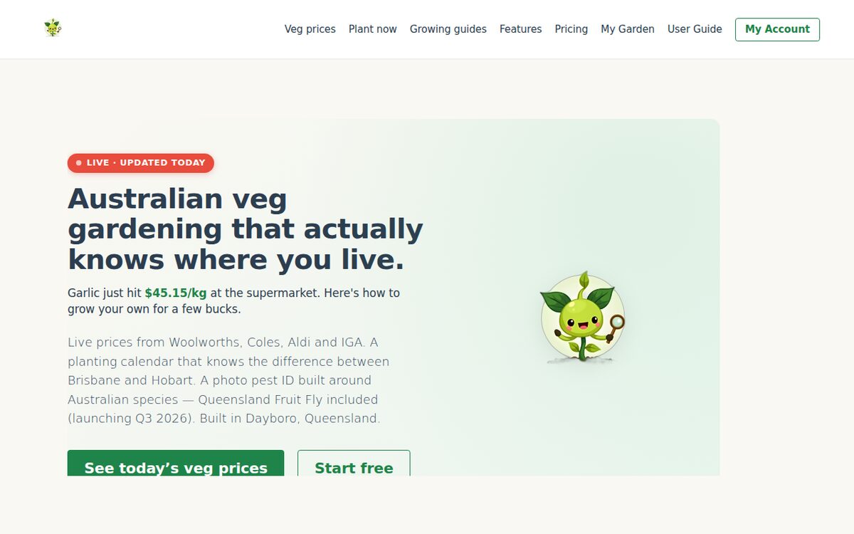 GardenBuddy.au, Australian national garden management platform