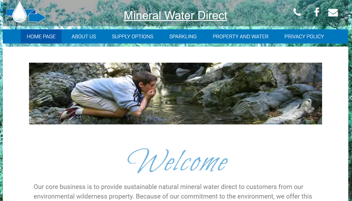 Mineral Water Direct, WooCommerce