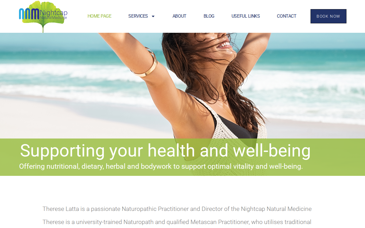 Nightcap Natural Medicine, WordPress